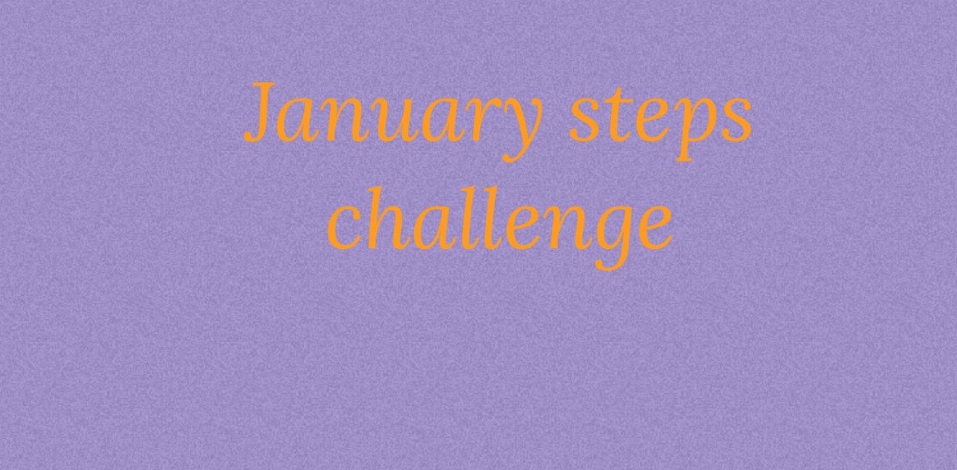 January steps challenge logo