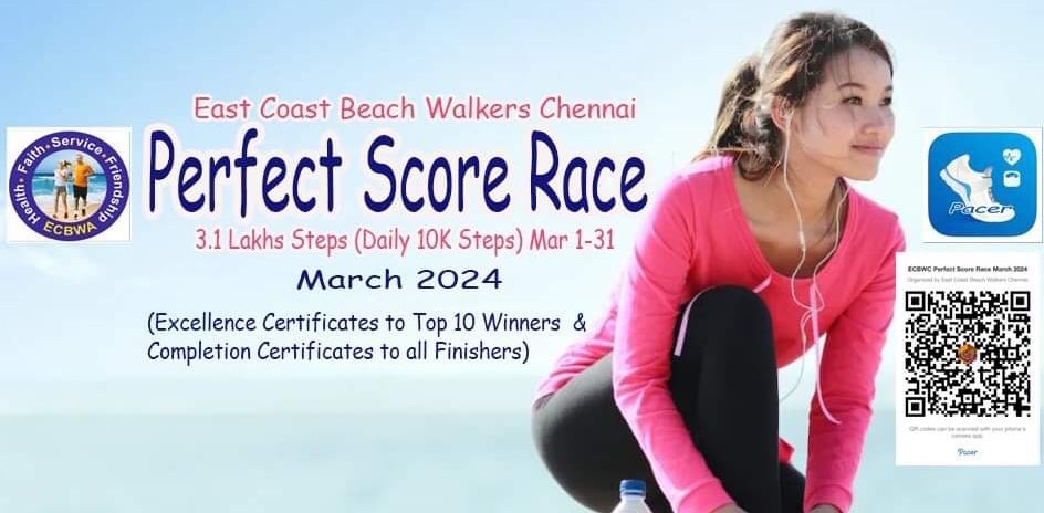 ECBWC Perfect Score Race March 2024 logo