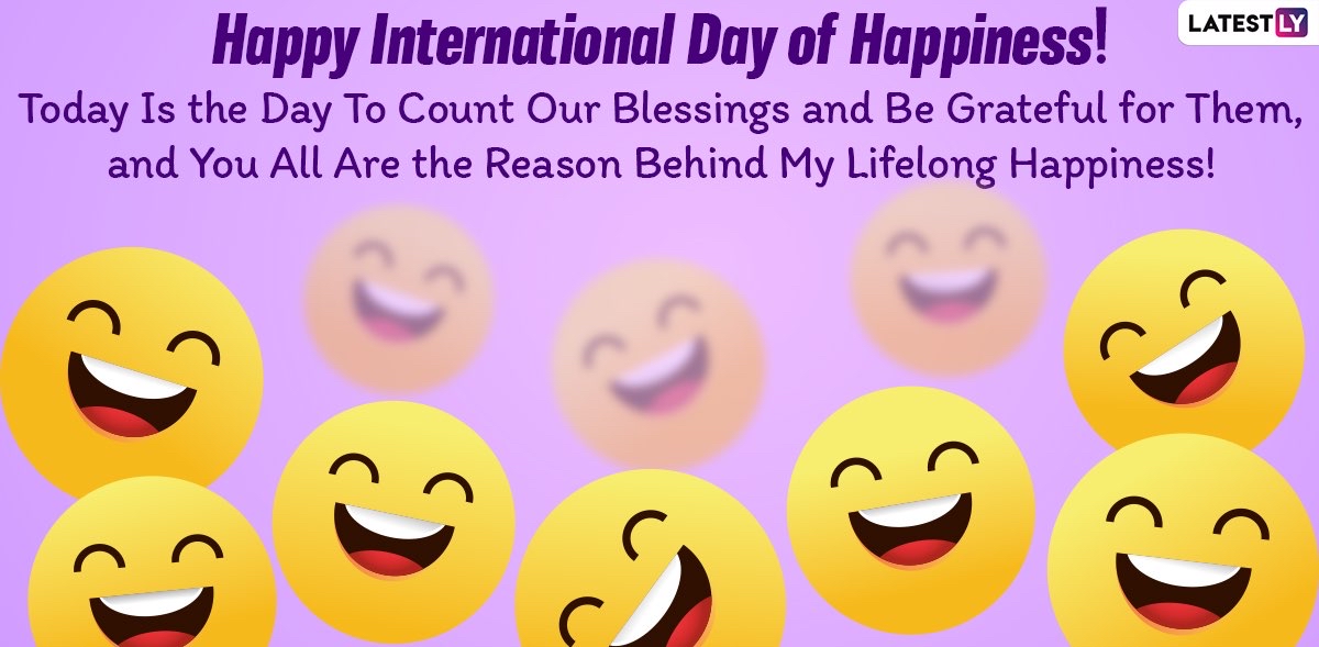 Happy World Happiness Day❣️🥰 logo