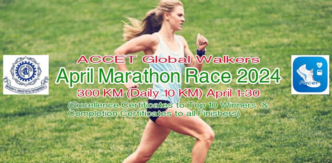 ACCET April Marathon Race 2024 logo