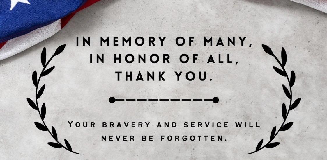 Honoring our Heros: Memorial Day Challenge logo