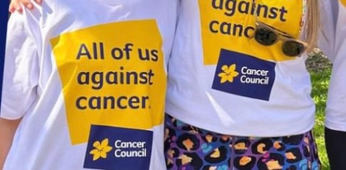 Lets walk against cancer in June logo