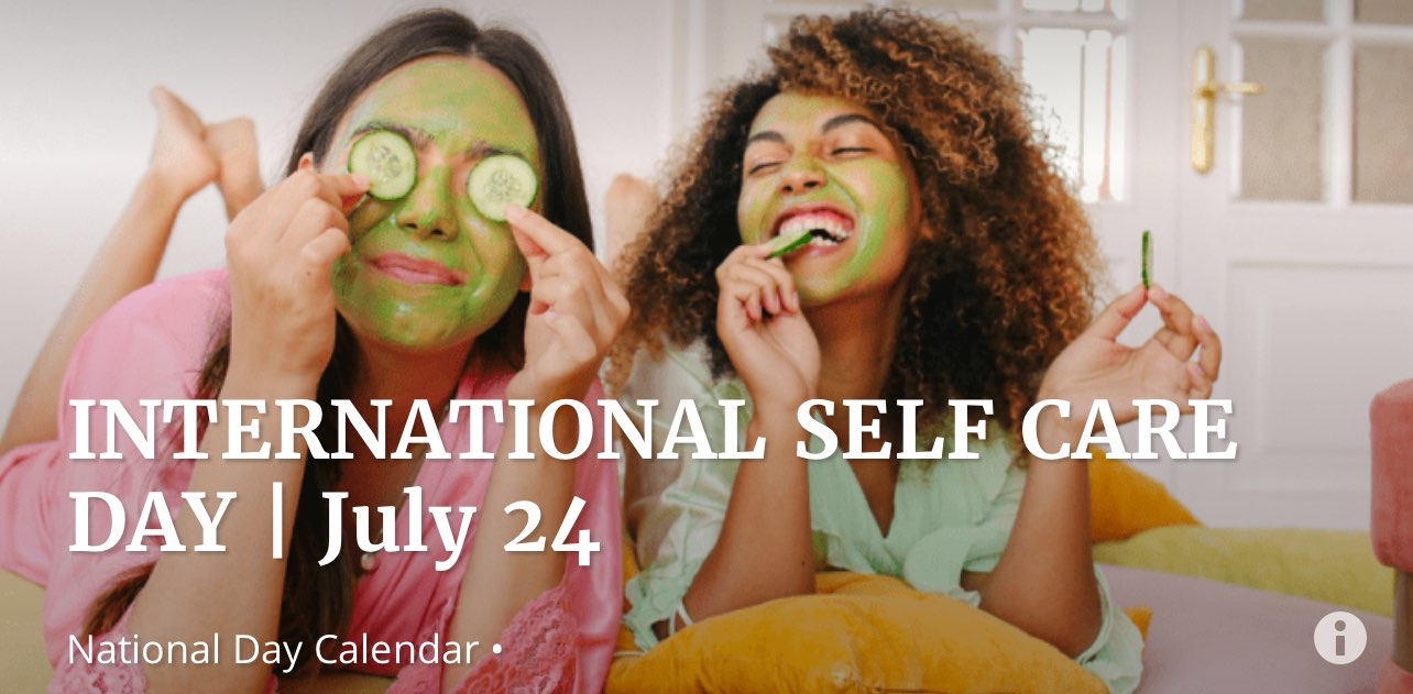 International Self-Care Day 7/24 💖🤗 logo