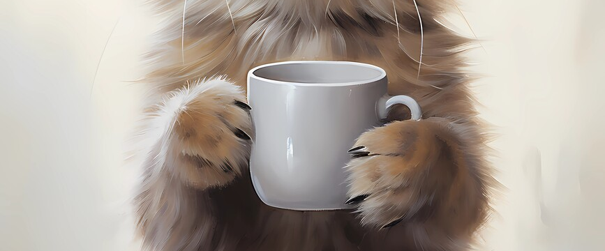 Coffee βοΈ Cats π πββ¬ logo