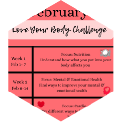 Love your body challenge icon