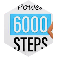 Stepping into 2026 6,000 steps with a bang icon