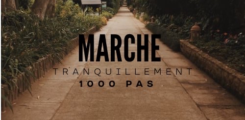 Objectif de pas quotidien - 1000 pas logo