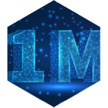 January 1 Million Steps Challenge icon
