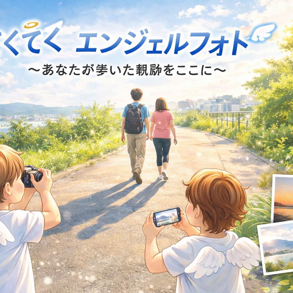 てくてくエンジェルフォト〜あなたが歩いた軌跡をそっとここに〜 logo