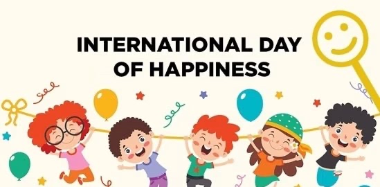 International Day of Happiness March 20th logo