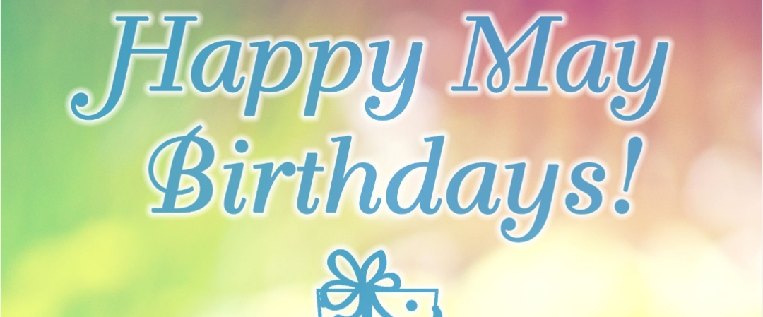 🎂MAY🥳BIRTHDAYS 🎂 logo