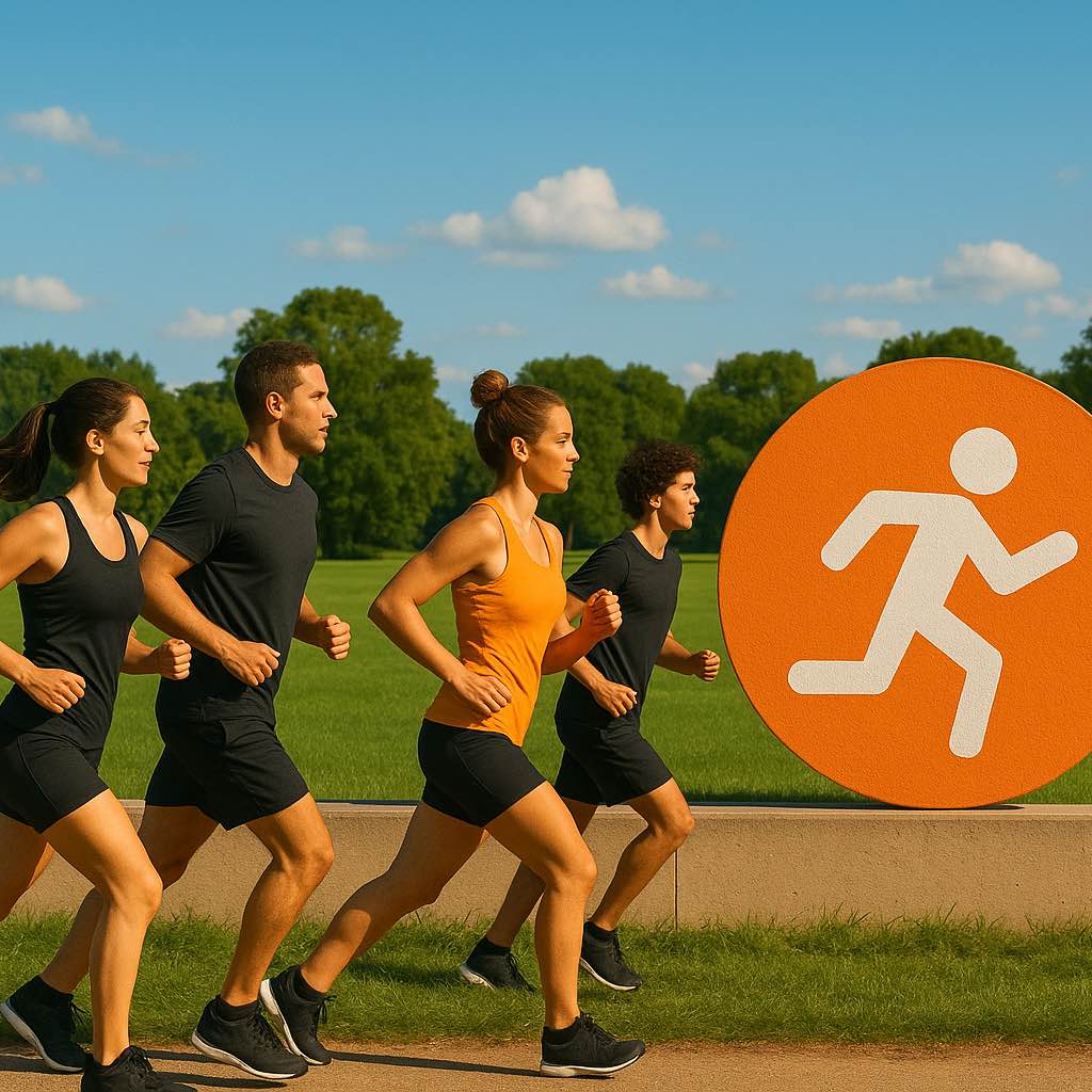 互相鼓勵跑起來💪 logo