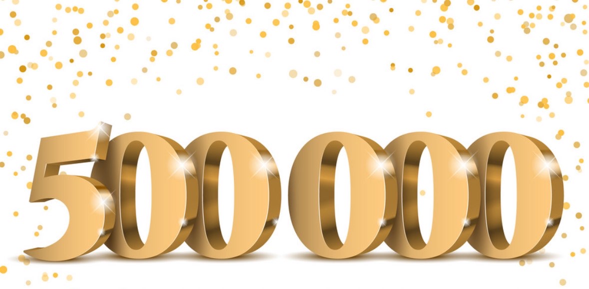 September 500,000 Steps Challenge logo