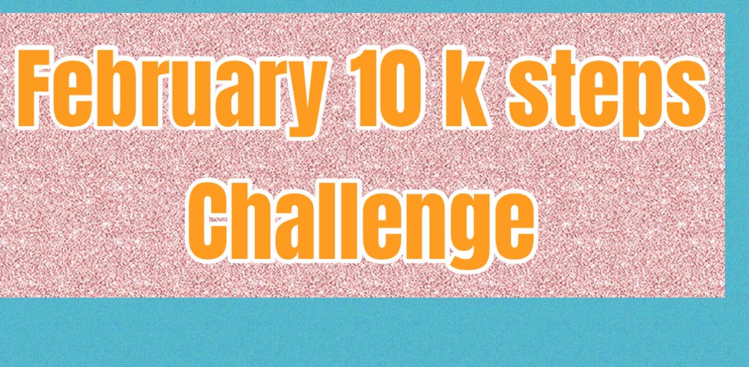 February 10 k steps challenge logo