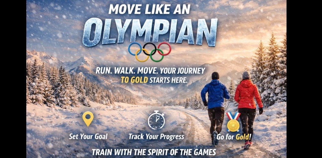 🏅MOVE LIKE AN OLYMPIAN🏅 logo