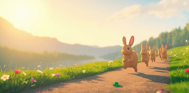 Hidden 3k Bunny Hop logo