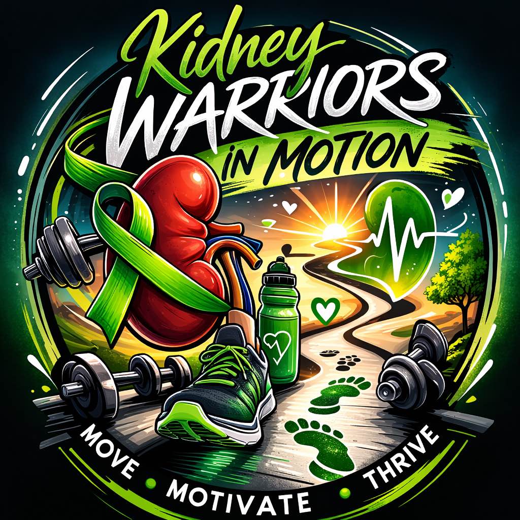 Kidney Warriors in Motion💚 logo