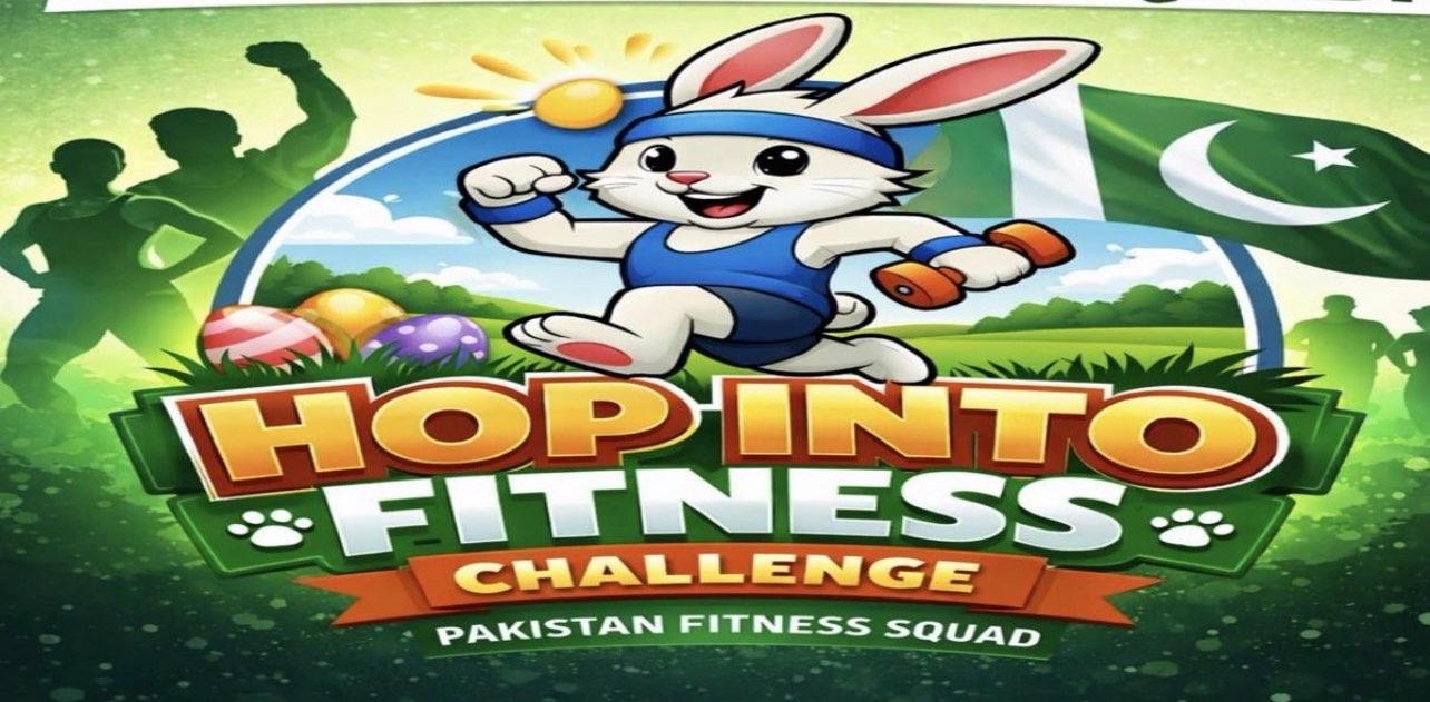 🐰HOP INTO FITNESS 🐇 logo