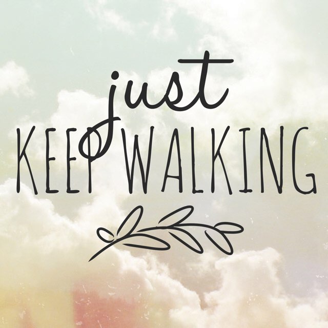 Just Keep Walking logo