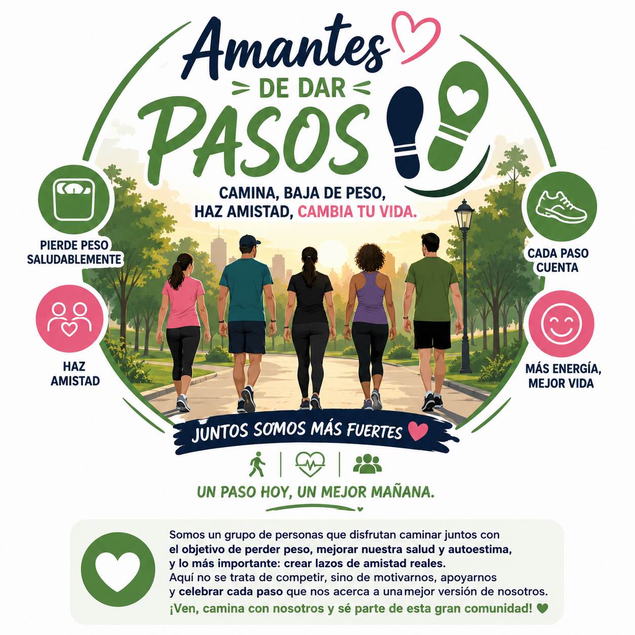 Amantes de dar Pasos logo