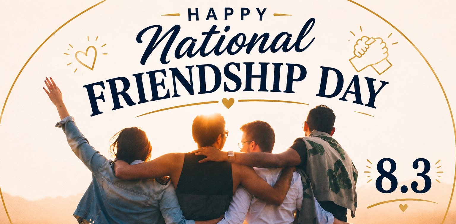 ❤️#NationalFriendshipDay ❤️ logo