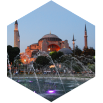 August 10000 steps around the world icon