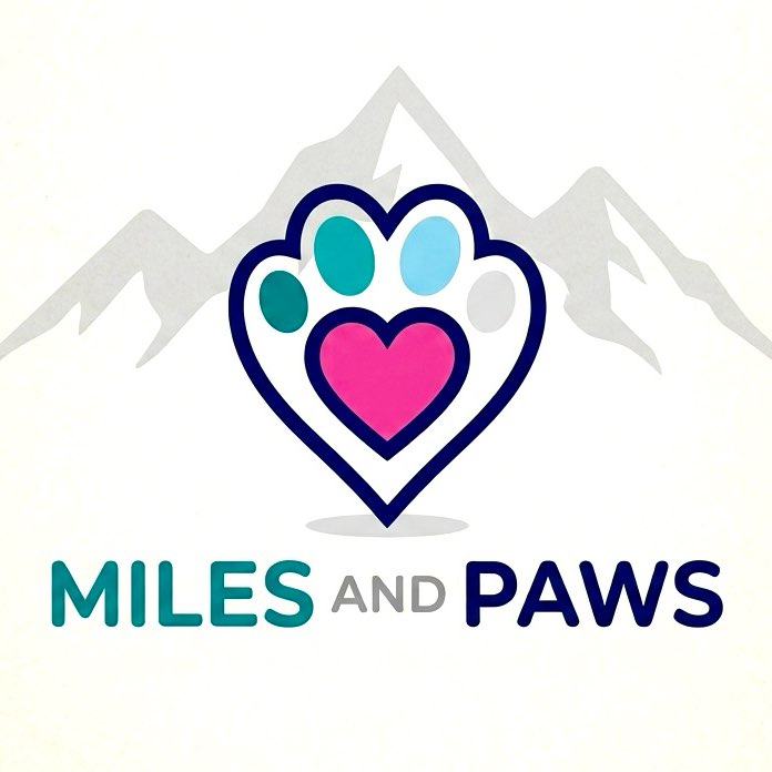 Miles & Paws 🐾 logo