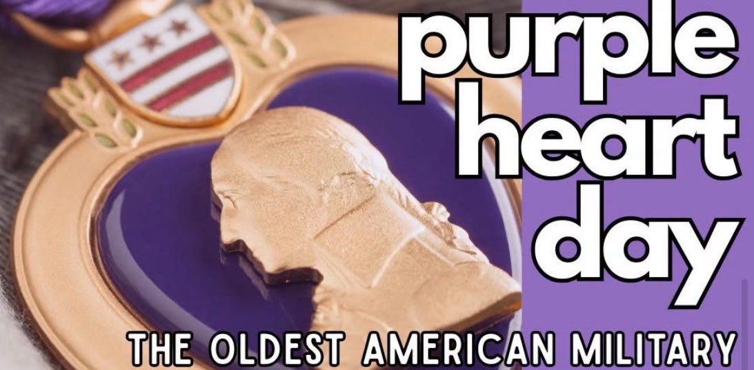 💜Purple Heart Day Challenge 💜 🫡 logo