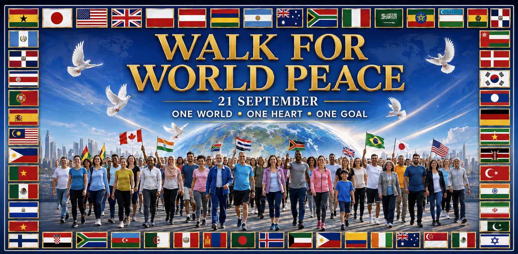 🕊️WALK FOR WORLD PEACE 🕊️ logo