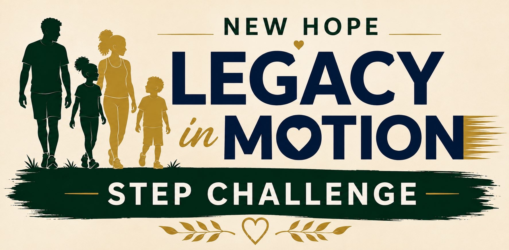 New Hope Legacy In Motion - Step Challenge logo
