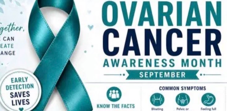 🩵Ovarian Cancer Awareness Month Sept Challenge🩵 logo