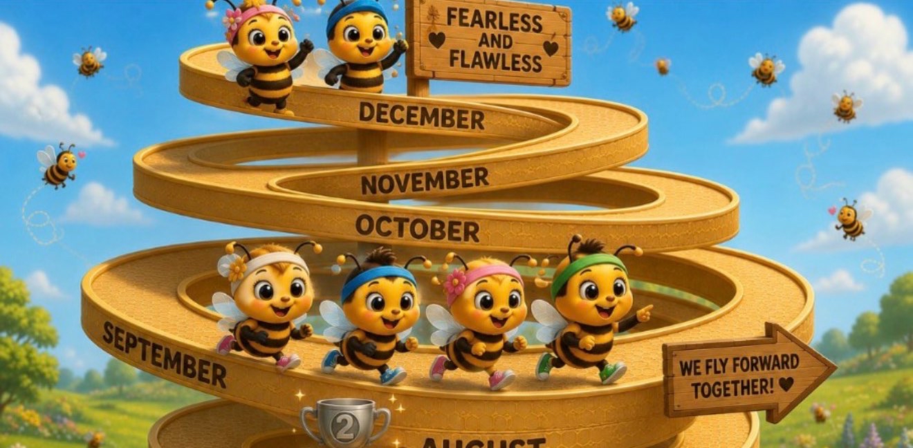 π Bee Stepping September π logo