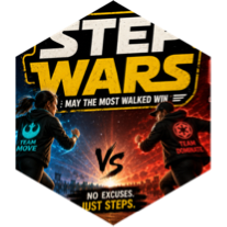 STEP WARS: MAY THE MOST WALKED WIN icon