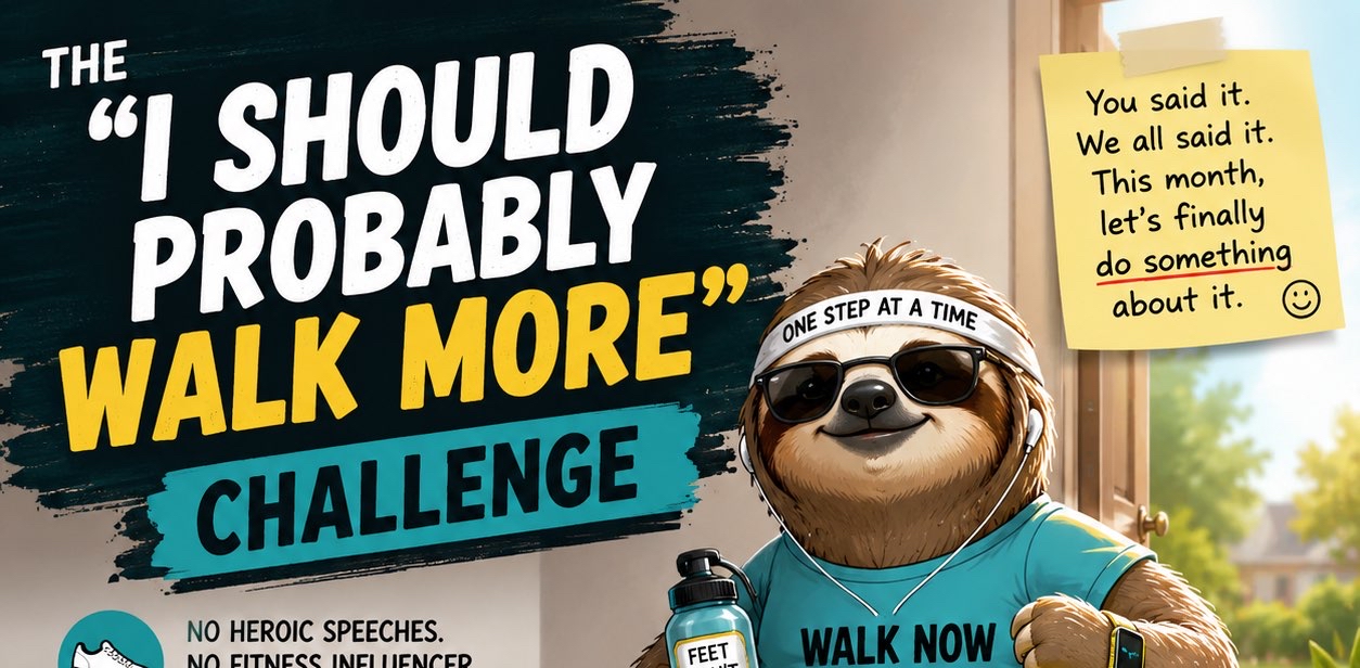THE “I SHOULD PROBABLY WALK MORE” CHALLENGE logo