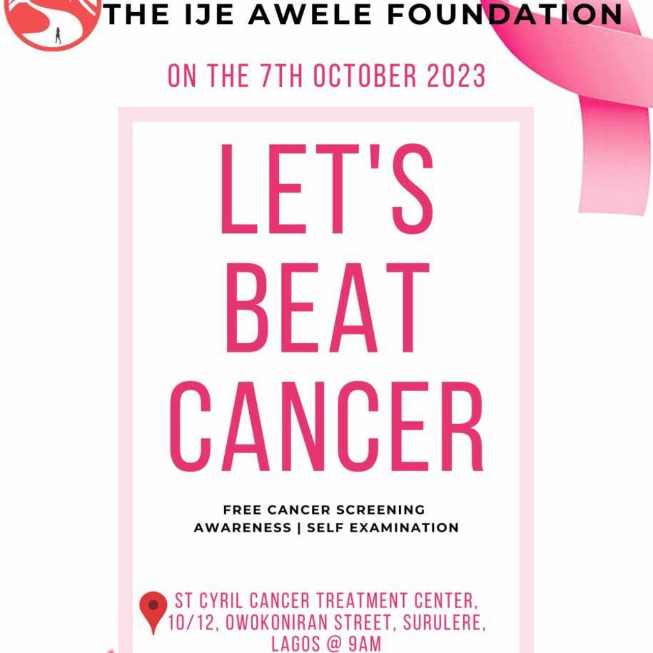 The Ije Awele Cancer Campaign logo