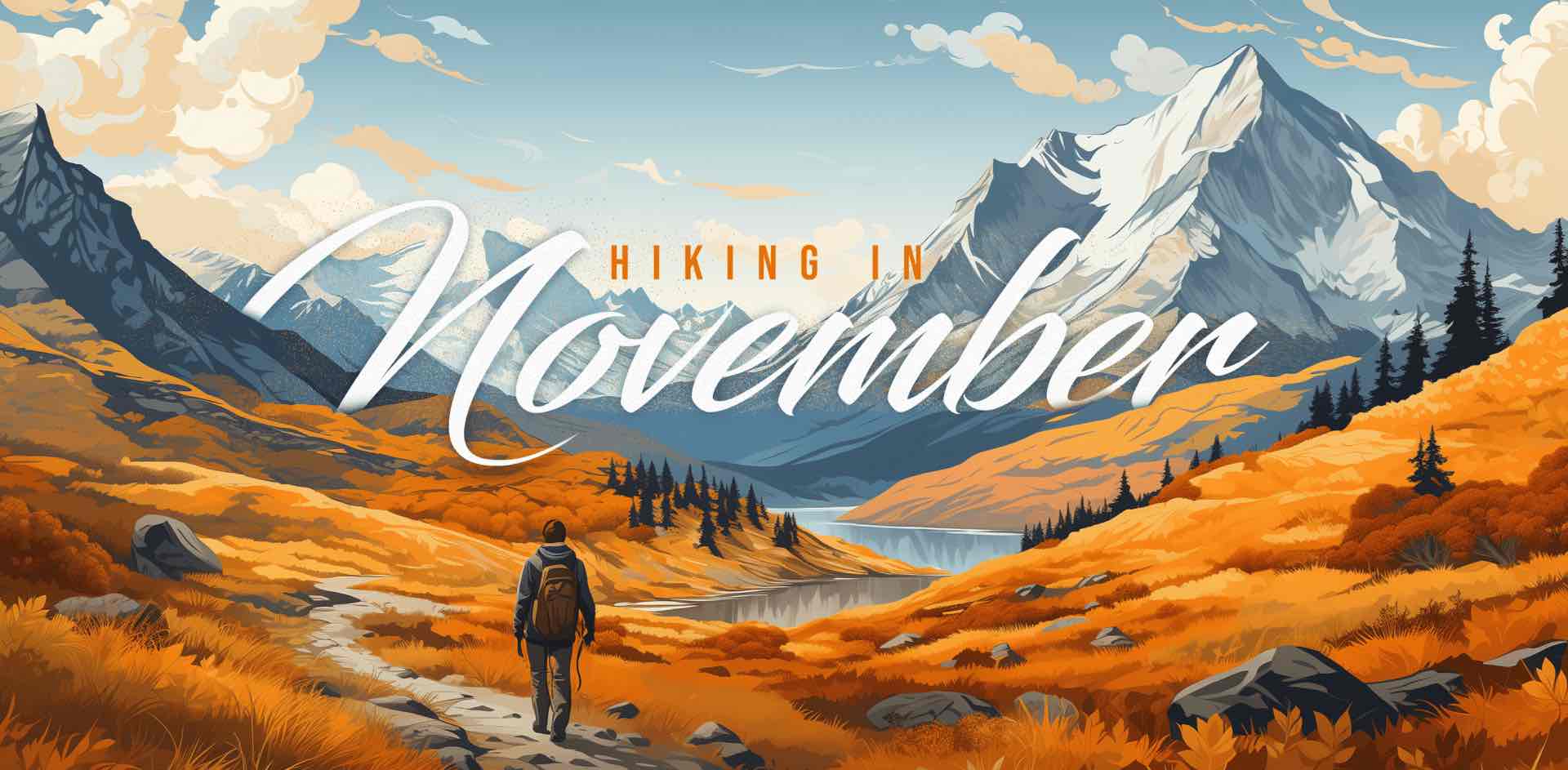 Walking/Hiking in November banner