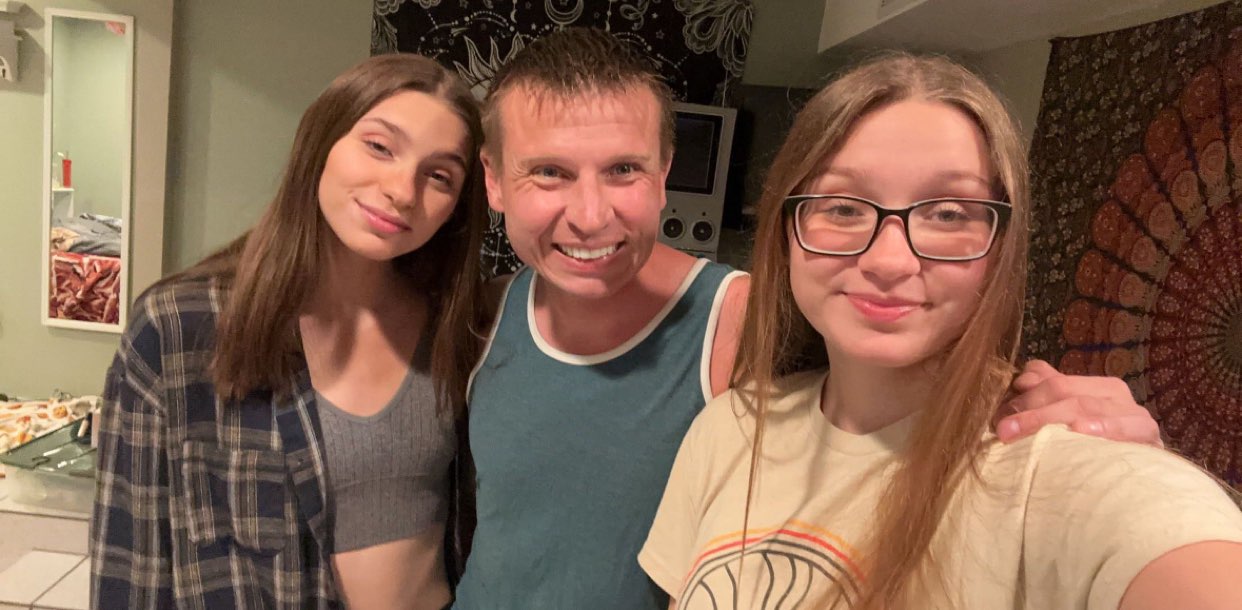 Manny and Dad banner