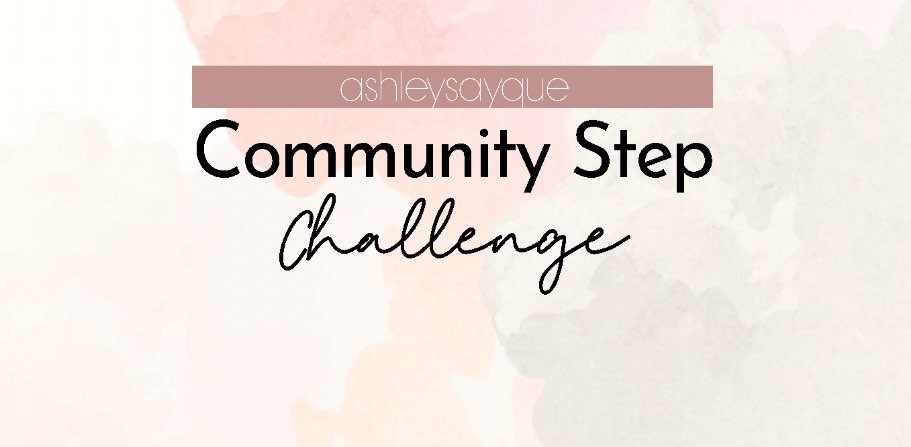 Ashleysayque Step Challenges banner