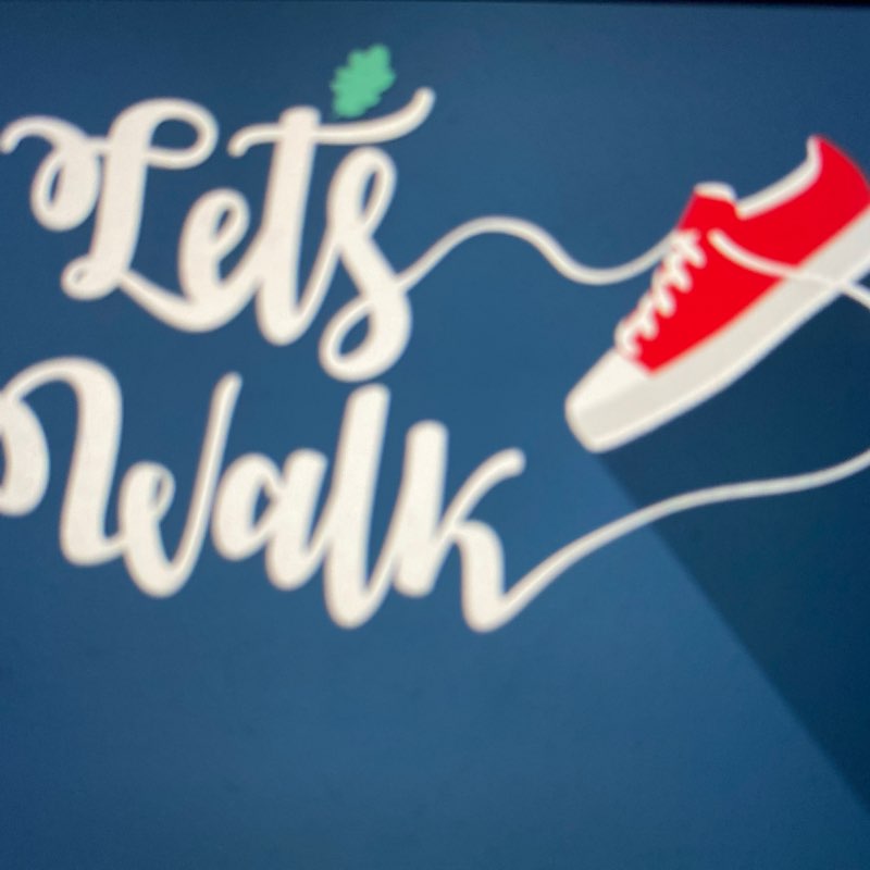 💜LET'S WALK💜 logo
