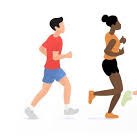 🏃‍♀️🏃‍♀️🏃‍♀️🚶‍♀️ logo