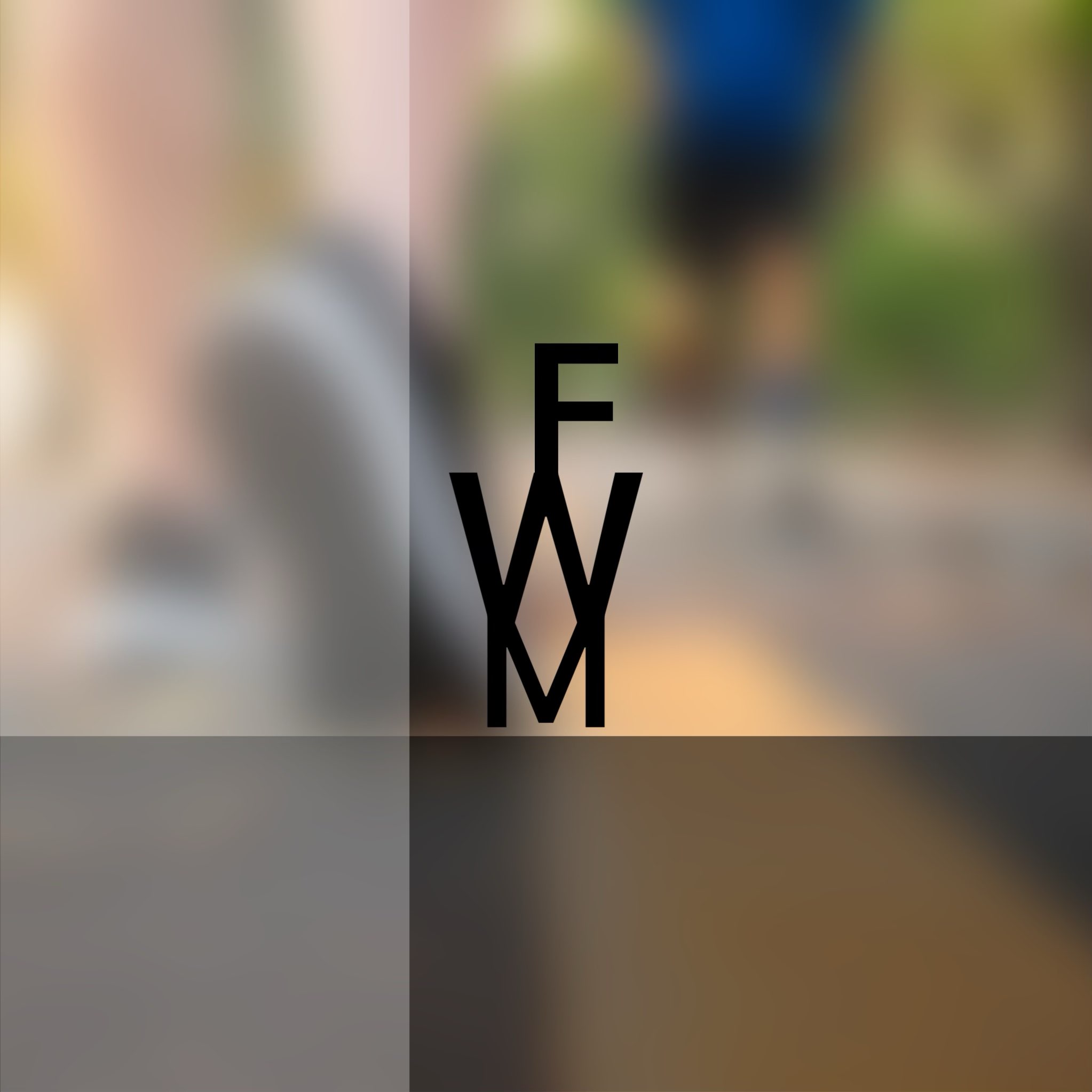 Motivator for walking logo