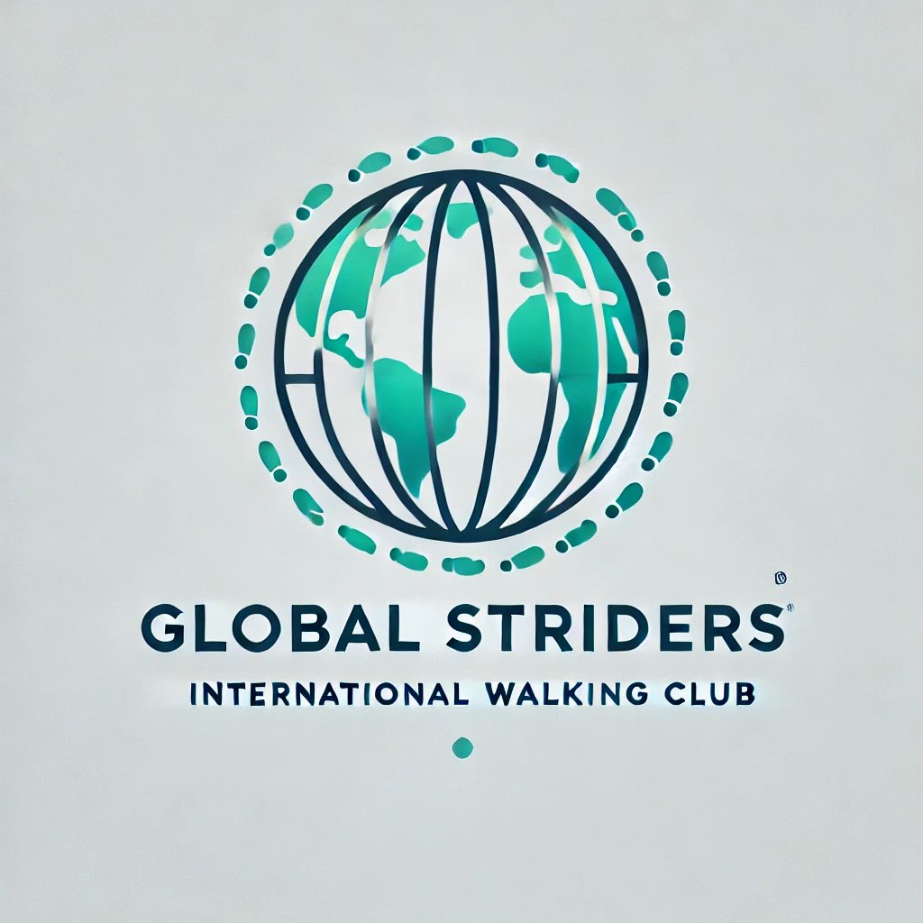 Global Striders 🏃‍♀️🏃🏻‍➡️ logo