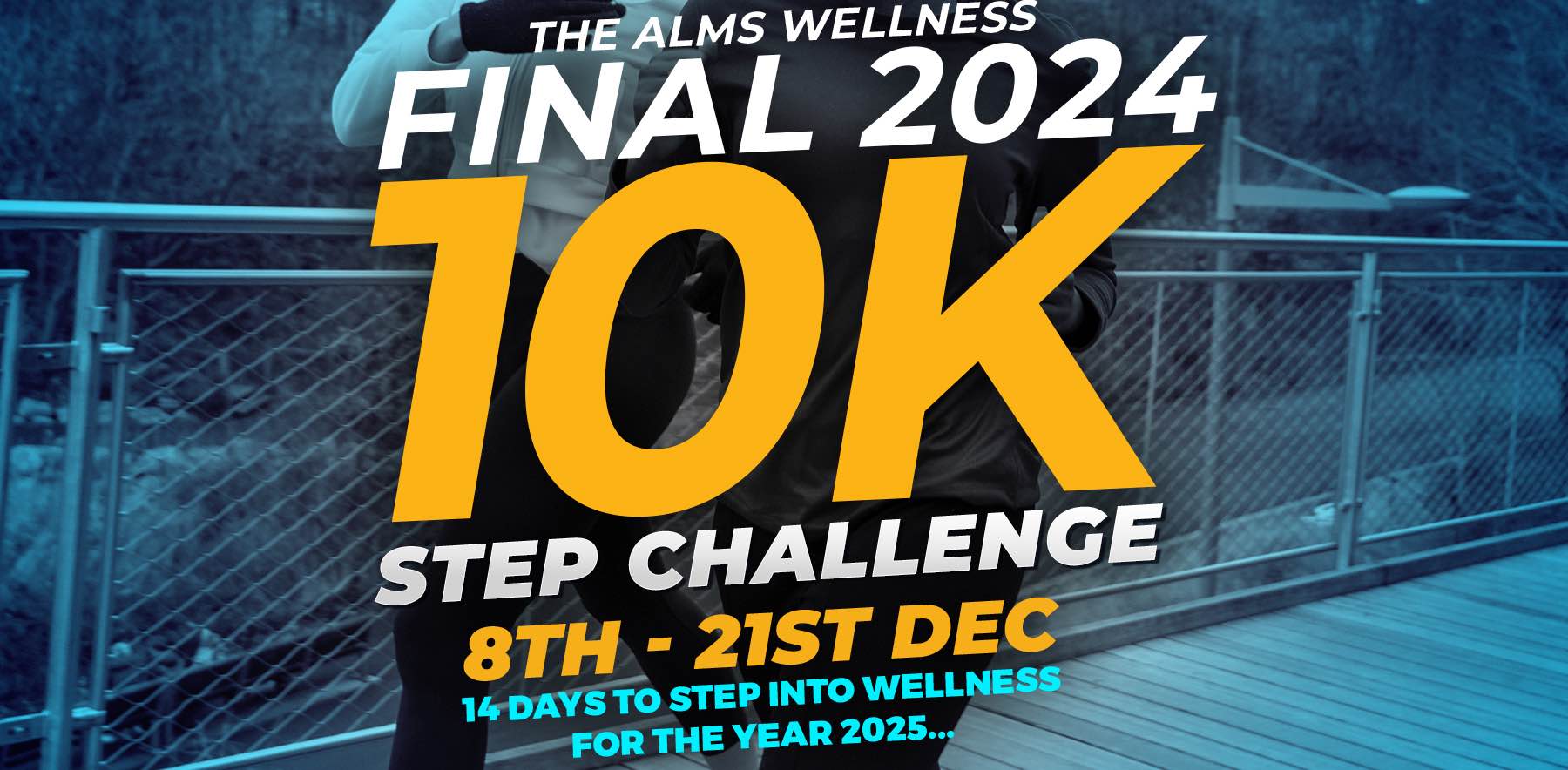 ALMSwellness 10K StepChallenge banner