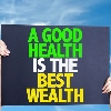 Health is the best wealth logo