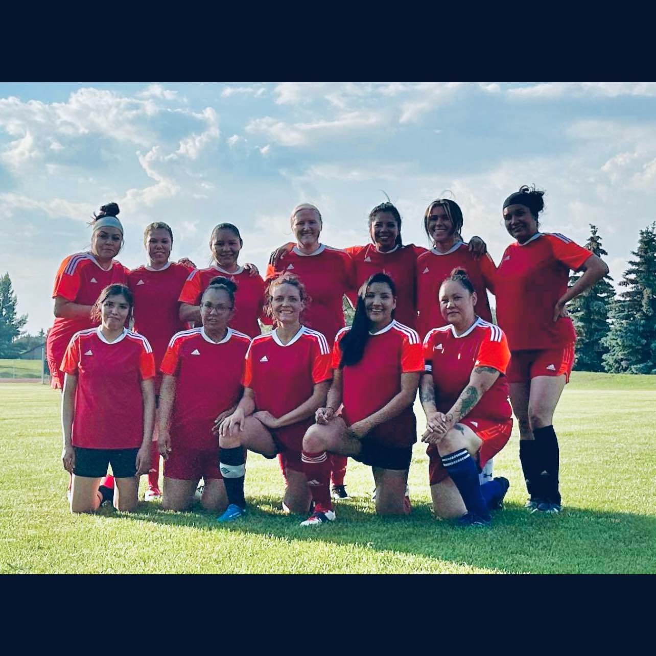 Soccer ladies step challenge logo