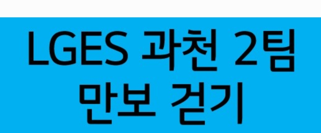 ● LGES 과천 2팀 만보 그룹 banner