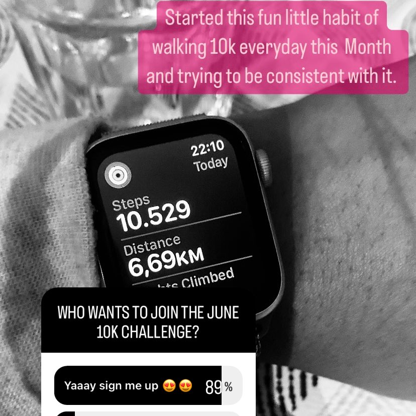 June 10k walking Challenge logo