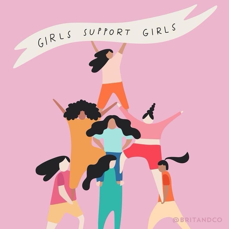 girls support girls fitness💕 logo