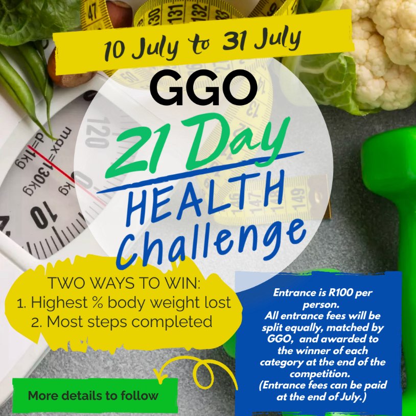 GGO 21 Day Health Challenge logo
