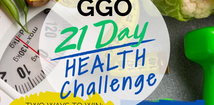 GGO 21 Day Health Challenge banner